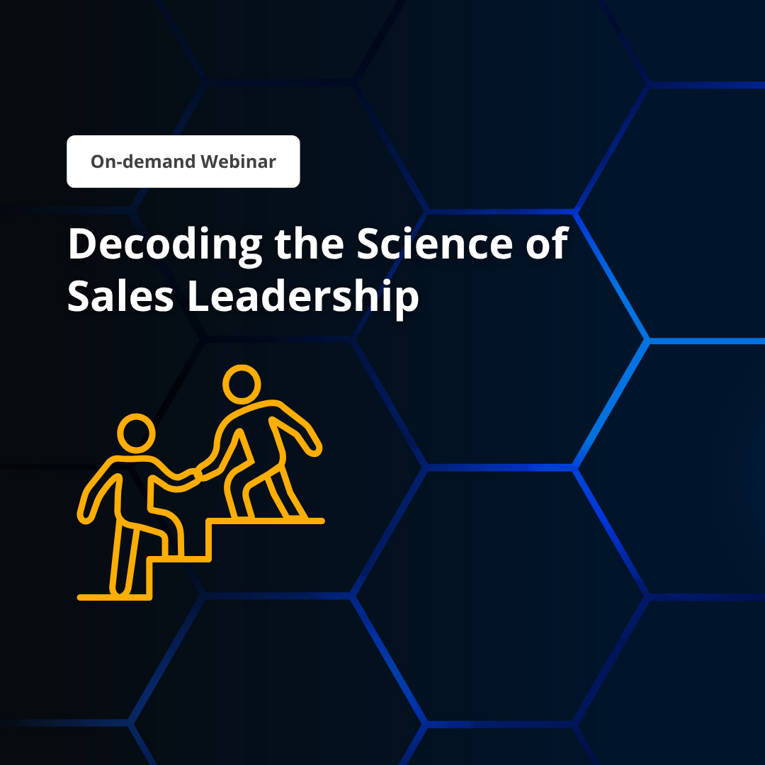 Decoding the science of sales leadership webinar