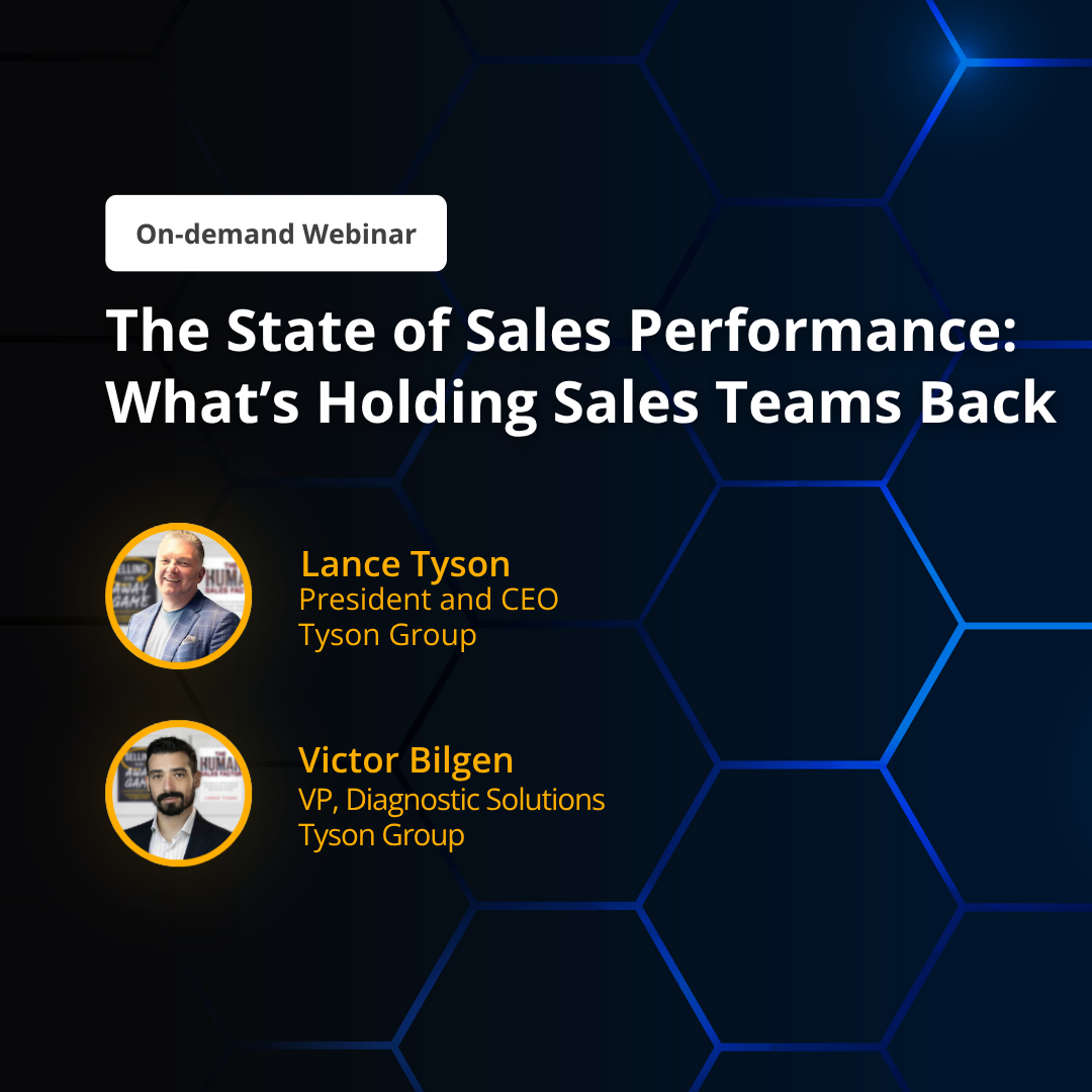 The State of Sales Performance webinar banner
