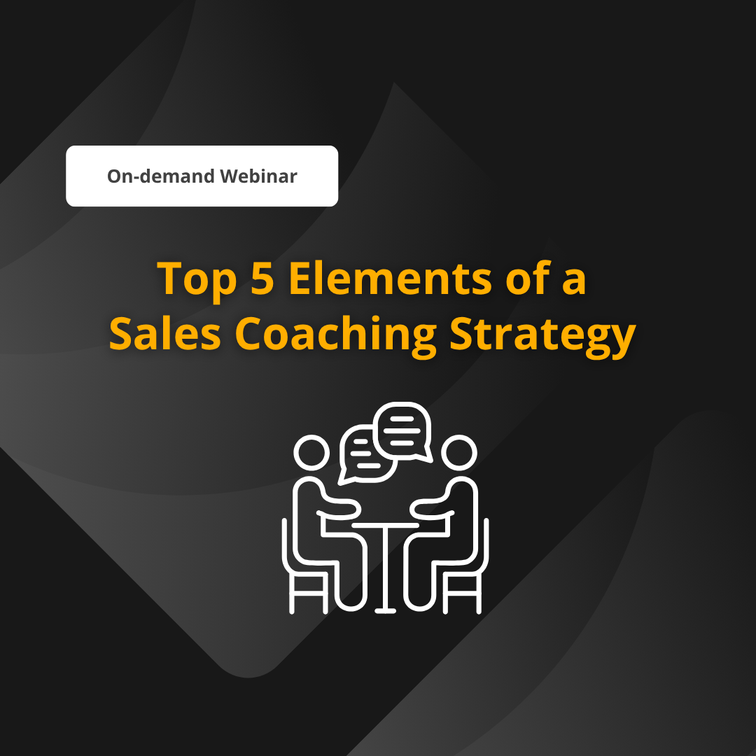 Top five strategies of sales coaching webinar